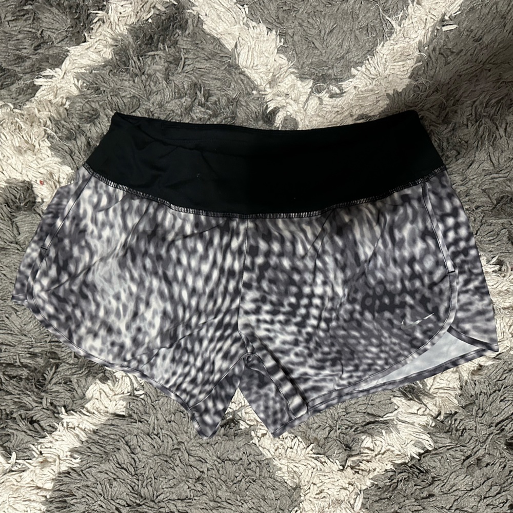Nike Running Grey Marbled Shorts